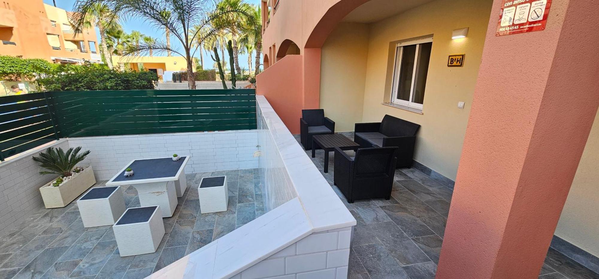 Homes Of Spain, Apartamentos Paraiso De Vera Playa, Ed Tahiti Bajo H, A Pie De La Playa, Vistas Piscina Exterior foto